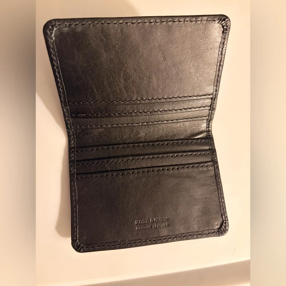 Rodd & Gunn Black Leather Card & Key Holder